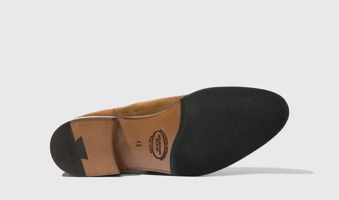 Scarosso Chelsea Boots Men Giancarlo Tabacco Tobacco Suede