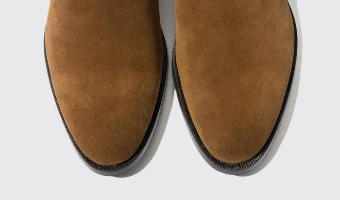 Scarosso Chelsea Boots Men Giancarlo Tabacco Tobacco Suede