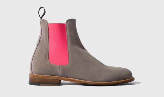 Scarosso Chelsea Boots Women Bruna Grey 8211 Suede