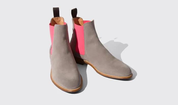Scarosso Chelsea Boots Women Bruna Grey 8211 Suede