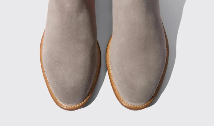 Scarosso Chelsea Boots Women Bruna Grey 8211 Suede