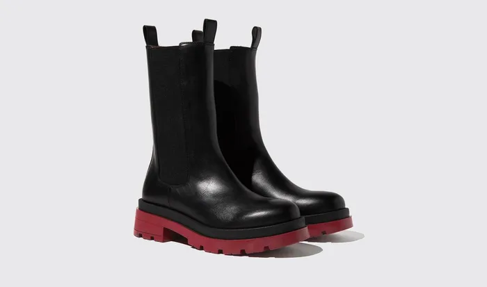 Scarosso Chelsea Boots Women Kim Red Edit Red 8211 Calf