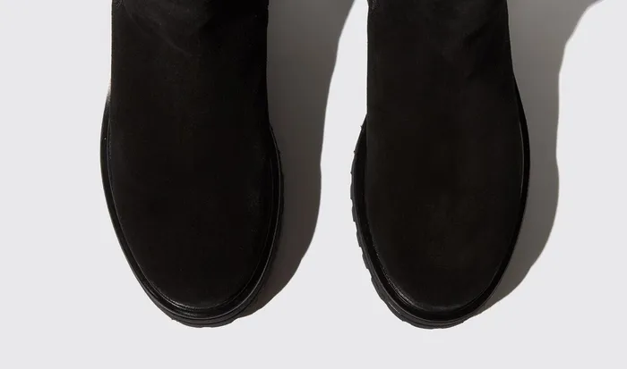 Scarosso Chelsea Boots Women Naomi Black Suede Black 8211 Suede