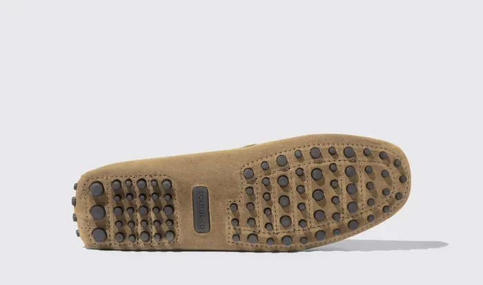Scarosso Driving Shoes Men Michael Beige Suede Beige 8211 Suede