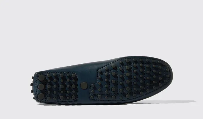 Scarosso Driving Shoes Women Ashley Blue Blue 8211 Calf
