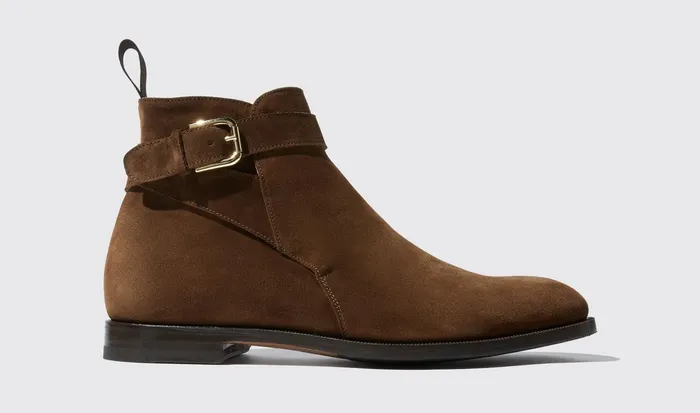Scarosso Jodhpur Boots Men Taylor Tobacco Tobacco 8211 Suede