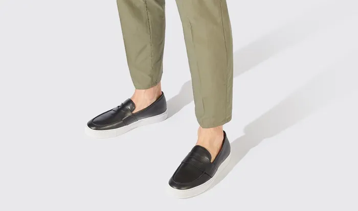 Scarosso Loafers Men Alberto Nero Black 8211 Calf