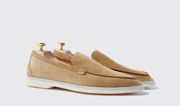 Scarosso Loafers Men Ludovico Beige Scamosciato Beige 8211 Suede