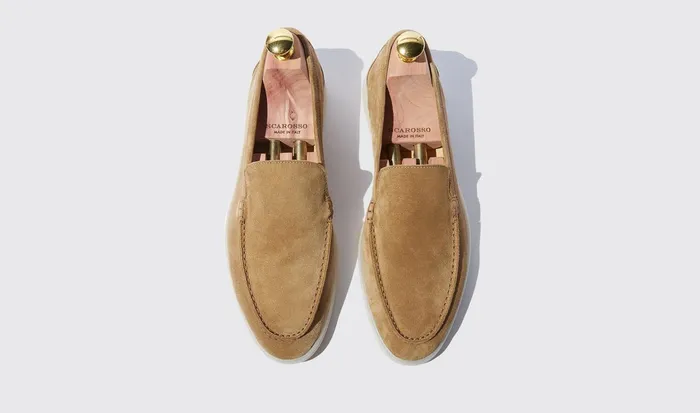 Scarosso Loafers Men Ludovico Beige Scamosciato Beige 8211 Suede