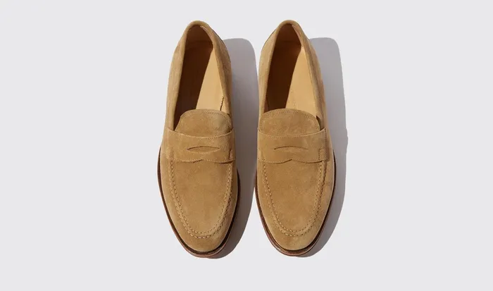 Scarosso Loafers Men Stefano Beige Scamosciato Beige 8211 Suede