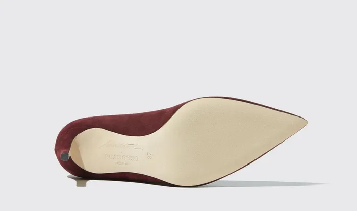 Scarosso Pumps Women Gigi Burgundy Suede Burgundy 8211 Suede