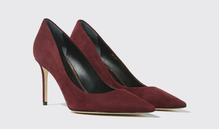 Scarosso Pumps Women Gigi Burgundy Suede Burgundy 8211 Suede