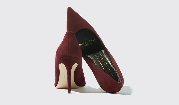 Scarosso Pumps Women Gigi Burgundy Suede Burgundy 8211 Suede