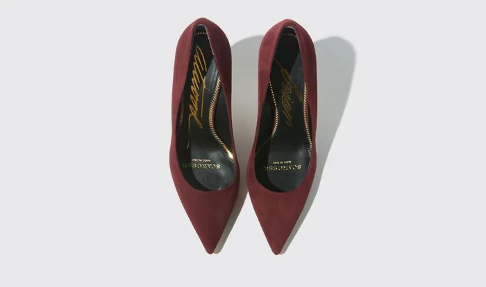 Scarosso Pumps Women Gigi Burgundy Suede Burgundy 8211 Suede