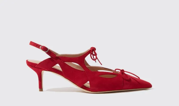 Scarosso Pumps Women Kiss Red 8211 Suede