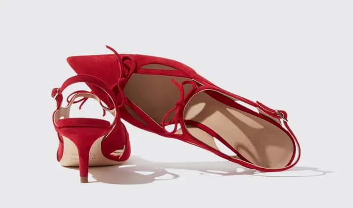 Scarosso Pumps Women Kiss Red 8211 Suede