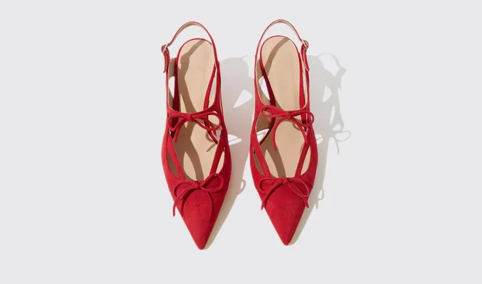 Scarosso Pumps Women Kiss Red 8211 Suede