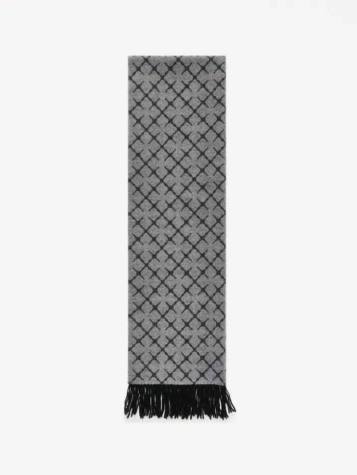 Scarves Women By Malene Birger Ortega CashmereBlend Scarf Light Grey Melange