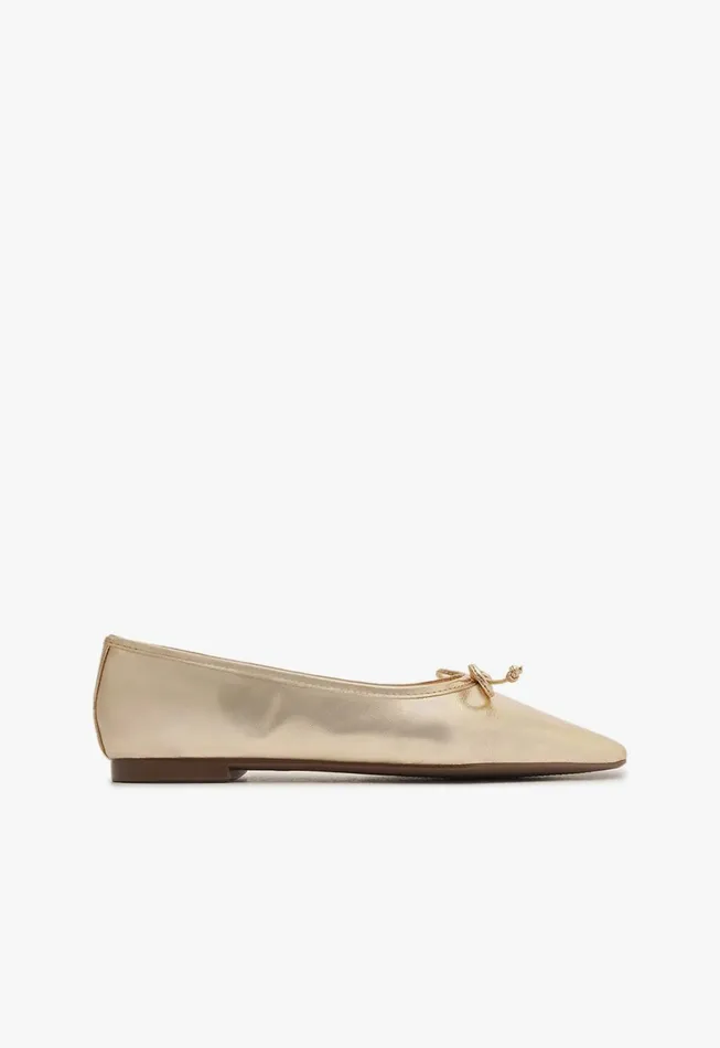 Schutz Shoes Ballerinas Women Arissa Gold