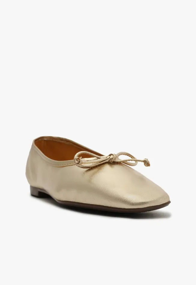 Schutz Shoes Ballerinas Women Arissa Gold Schutz Shoes Ballerinas Women Arissa Gold