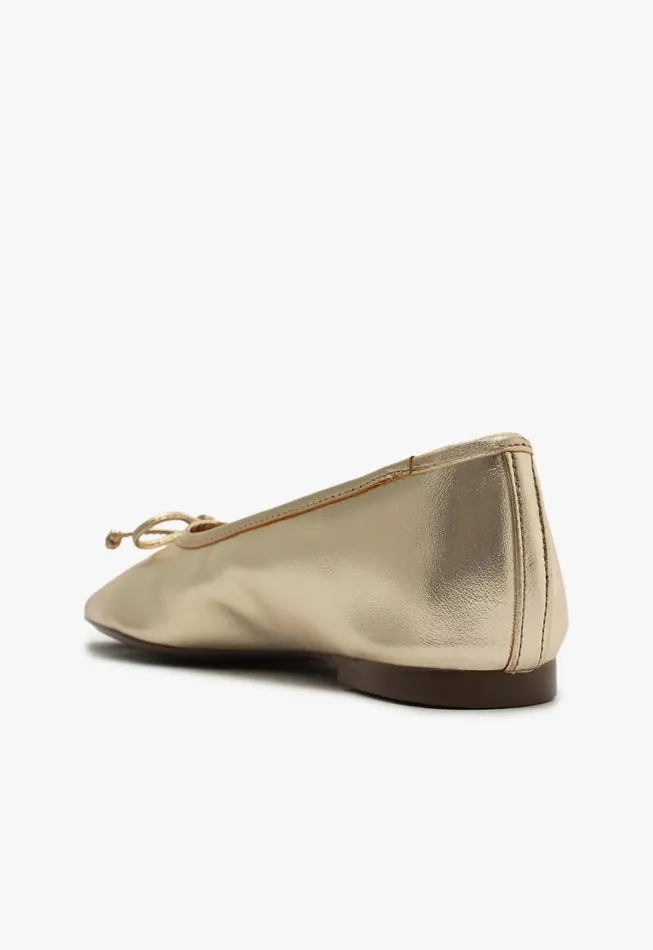 Schutz Shoes Ballerinas Women Arissa Gold Schutz Shoes Ballerinas Women Arissa Gold