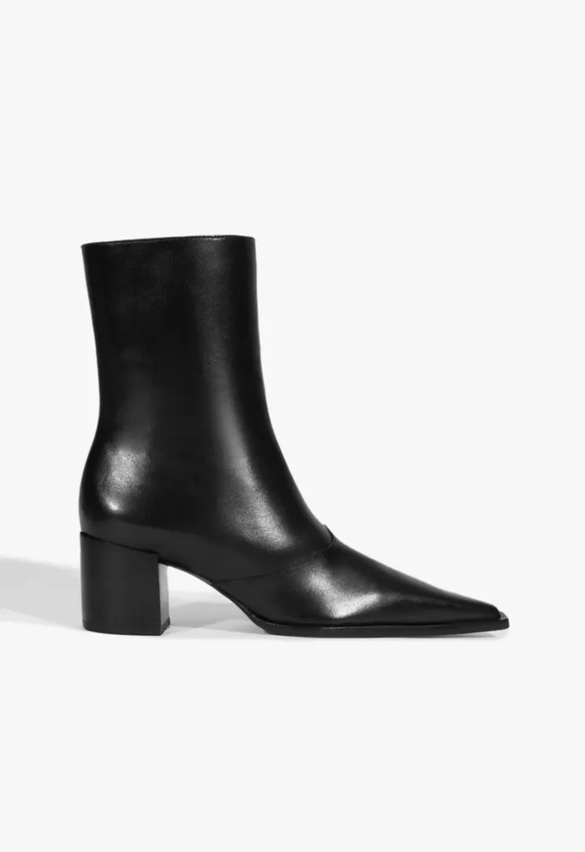 Schutz Shoes Booties Women Raffaela Mid Bootie Black