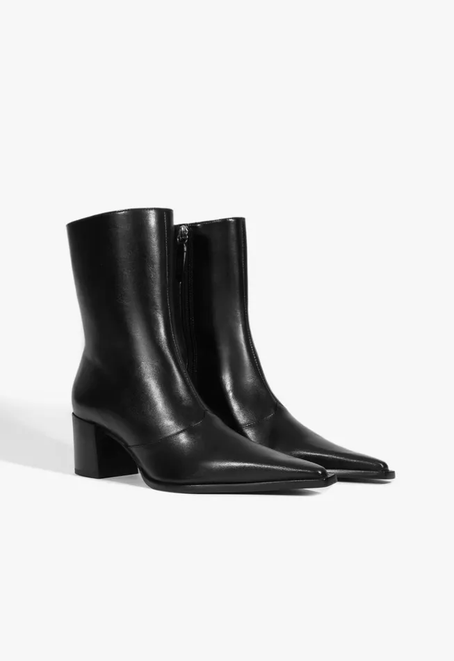 Schutz Shoes Booties Women Raffaela Mid Bootie Black