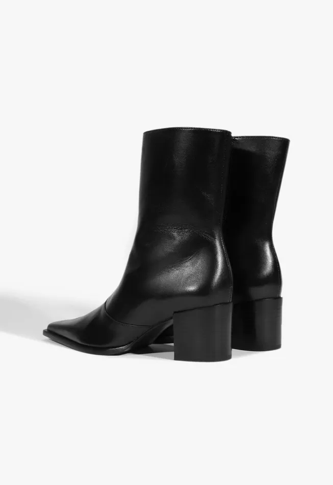 Schutz Shoes Booties Women Raffaela Mid Bootie Black
