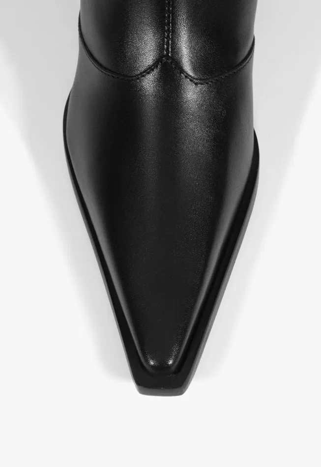 Schutz Shoes Booties Women Raffaela Mid Bootie Black