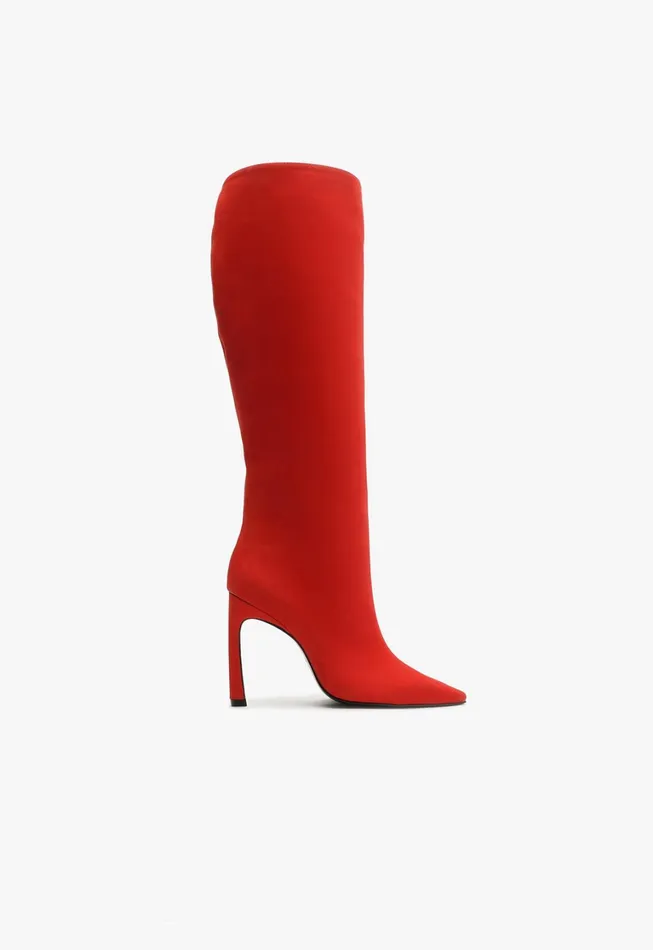 Schutz Shoes Boots Women Cate Curve Boot Red