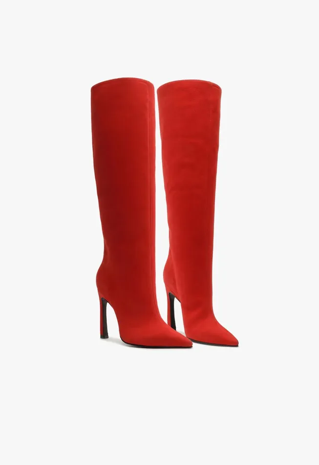 Schutz Shoes Boots Women Cate Curve Boot Red