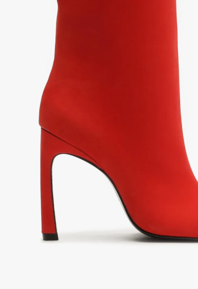 Schutz Shoes Boots Women Cate Curve Boot Red