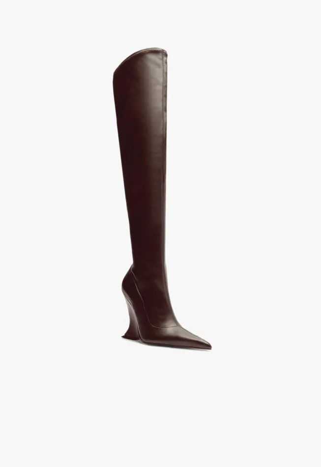 Schutz Shoes Boots Women Siena Over The Knee Boot Red
