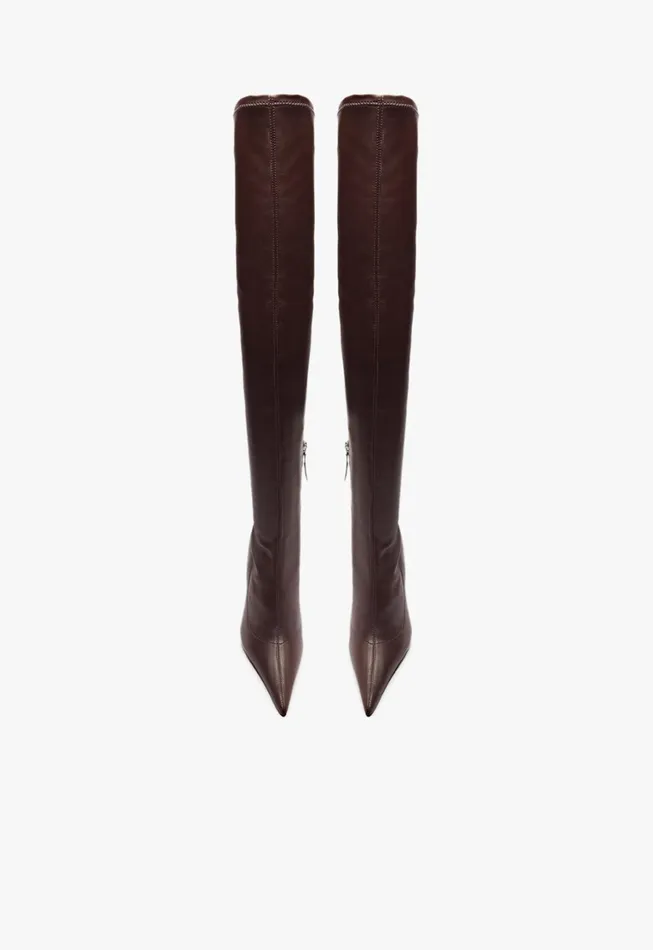 Schutz Shoes Boots Women Siena Over The Knee Boot Red
