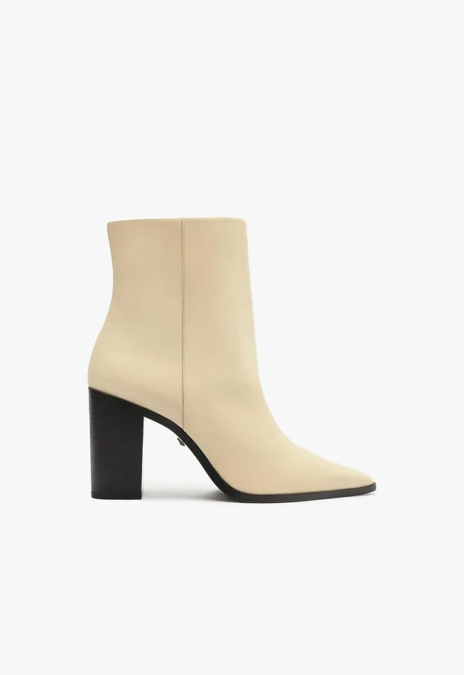 Schutz Shoes Mikki Boots Women Mikki Block Bootie Beige