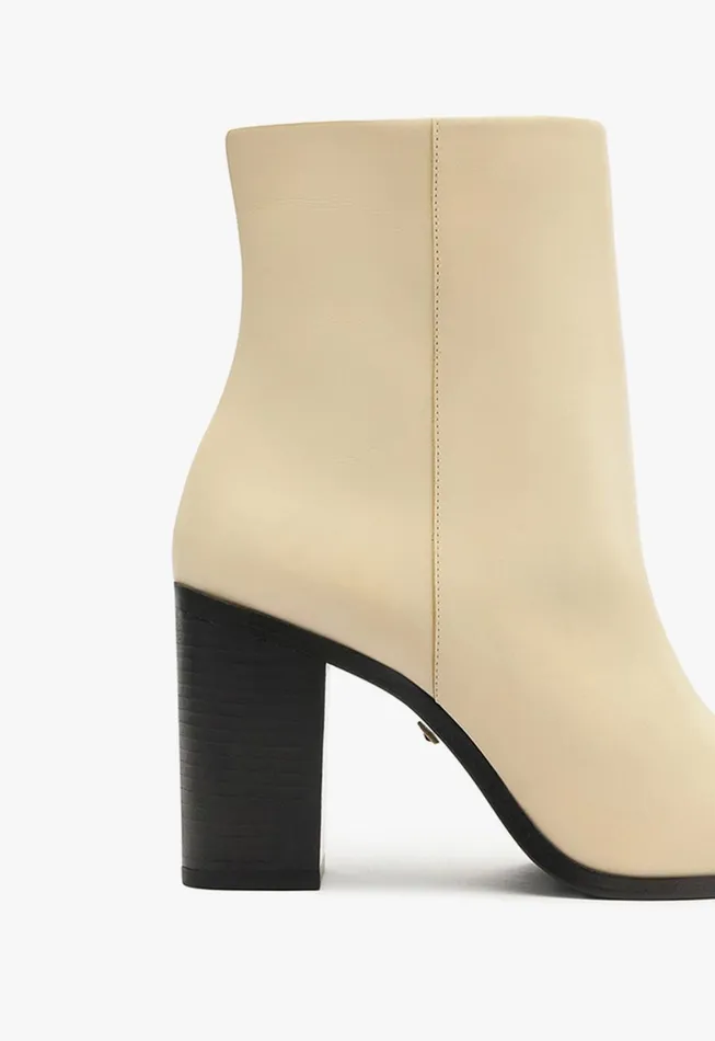 Schutz Shoes Mikki Boots Women Mikki Block Bootie Beige