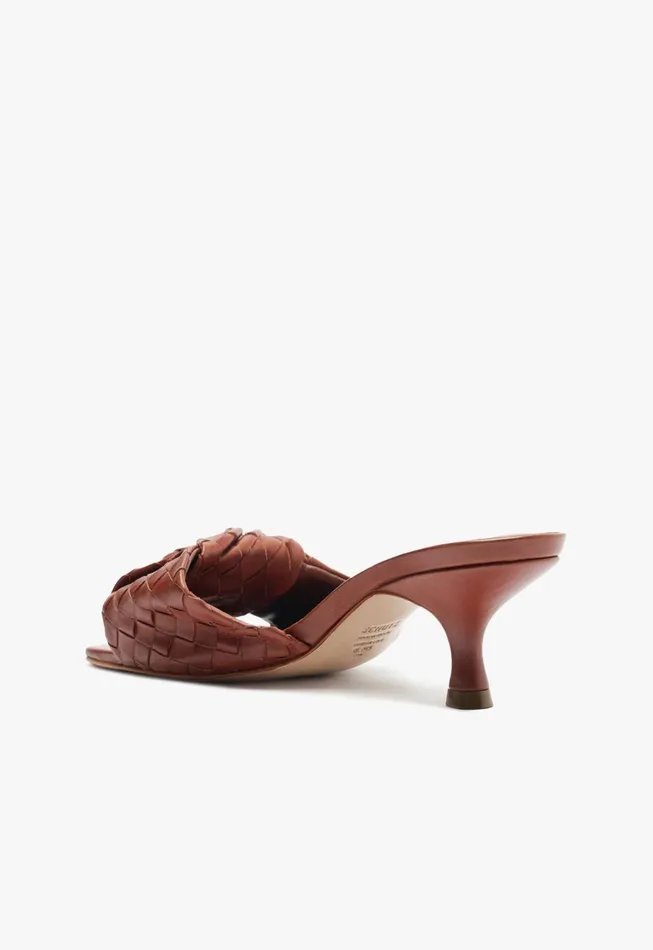 Schutz Shoes Mules Women Kareena Knot Mule Sandal Brown