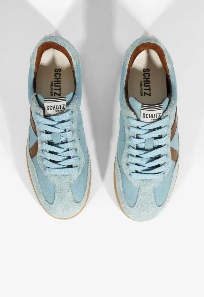 Schutz Shoes Sneakers Women Garden Sneaker Blue