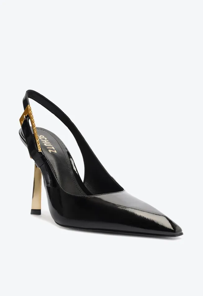 Schutz Shoes Women Ciara Patent Leather Pump Black Schutz Shoes Women Ciara Patent Leather Pump Black
