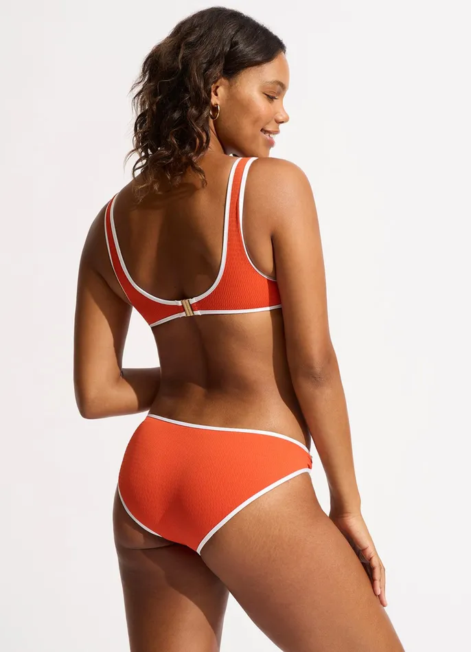 Seafolly Beach Bound Ring Front Tank Bikini Top 8211 Tamarillo Women Bralette Seafolly Beach Bound Ring Front Tank Bikini Top 8211 Tamarillo Women Bralette
