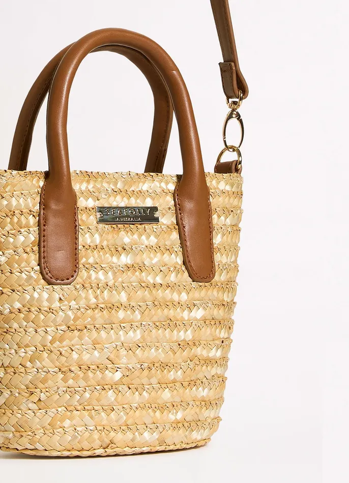 Seafolly Birds Of Paradise Micro Tote Bag 8211 Natural Women Beach Bags Seafolly Birds Of Paradise Micro Tote Bag 8211 Natural Women Beach Bags