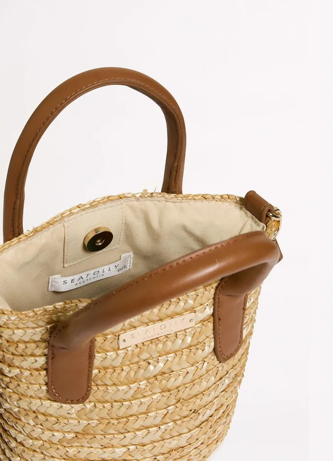 Seafolly Birds Of Paradise Micro Tote Bag 8211 Natural Women Beach Bags Seafolly Birds Of Paradise Micro Tote Bag 8211 Natural Women Beach Bags