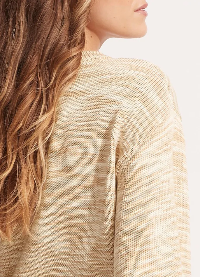 Seafolly Marl Knit Jumper 8211 Sand Women Tops