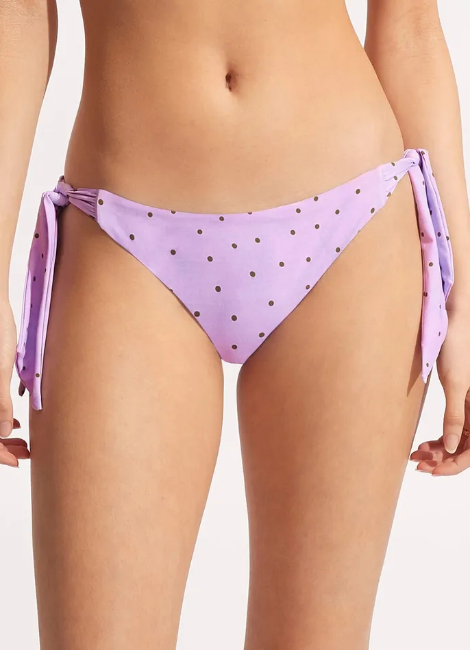 Seafolly Paradise Garden Hipster Tie Side 8211 Lilac Spot Women Tie Side Seafolly Paradise Garden Hipster Tie Side 8211 Lilac Spot Women Tie Side