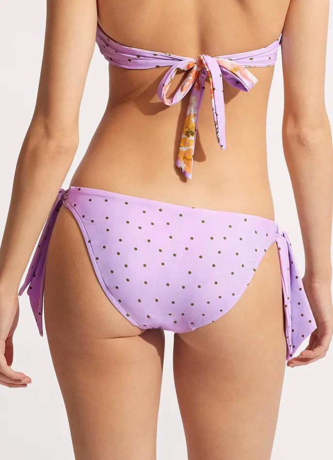 Seafolly Paradise Garden Hipster Tie Side 8211 Lilac Spot Women Tie Side Seafolly Paradise Garden Hipster Tie Side 8211 Lilac Spot Women Tie Side