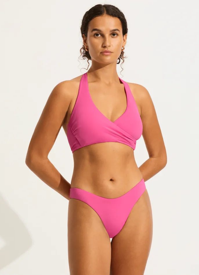 Seafolly Seafolly Collective High Cut Rio Pant 8211 Hot Pink Women Brazilian