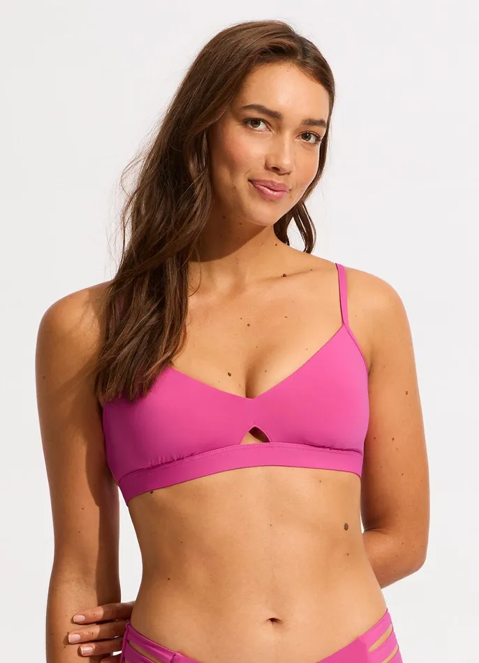 Seafolly Seafolly Collective Hybrid Bralette 8211 Hot Pink Women Bralette