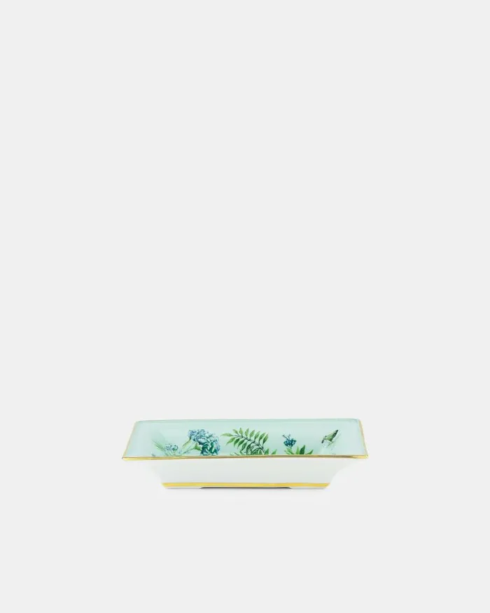 Secret Garden Rectangular Tray Green Women Aquazzura Table Decor