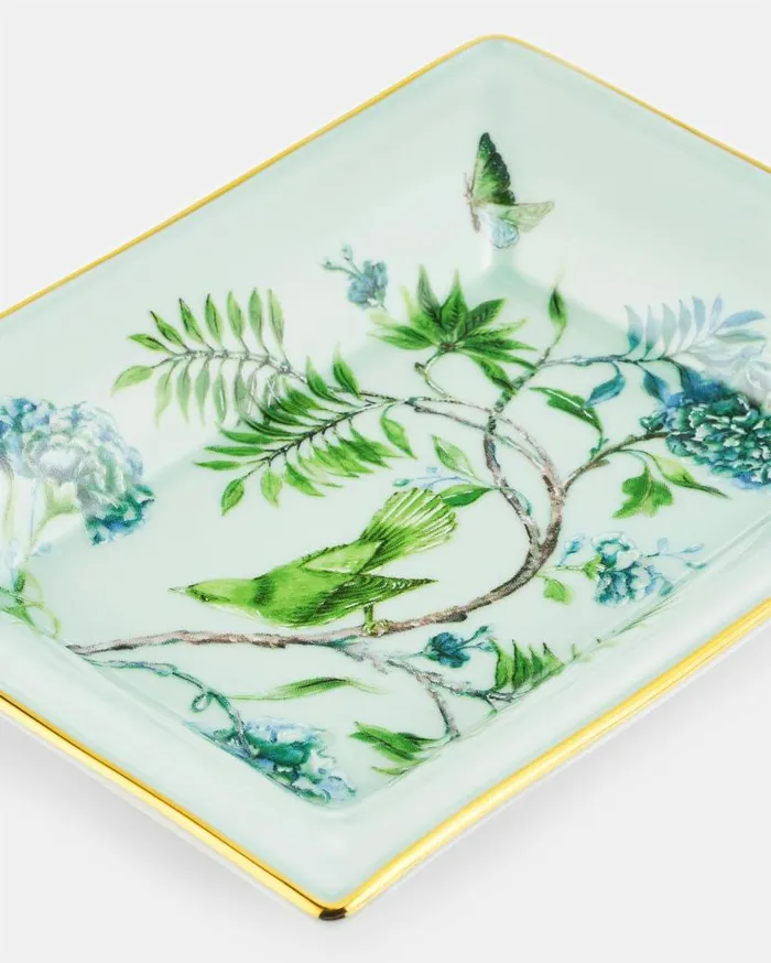 Secret Garden Rectangular Tray Green Women Aquazzura Table Decor Secret Garden Rectangular Tray Green Women Aquazzura Table Decor