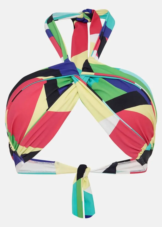 Sedinia Abstract Print Bikini Top Multicoloured Women Phase Eight Swimwear